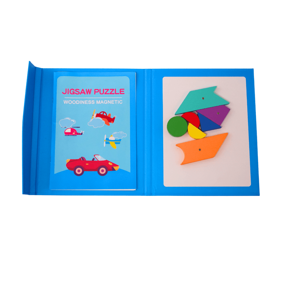Jigsaw Puzzle-Woodiness Tangram - Kids Bestie