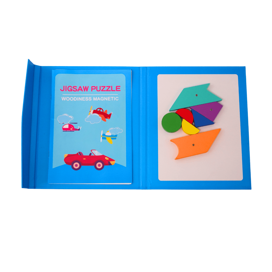 Jigsaw Puzzle-Woodiness Tangram - Kids Bestie