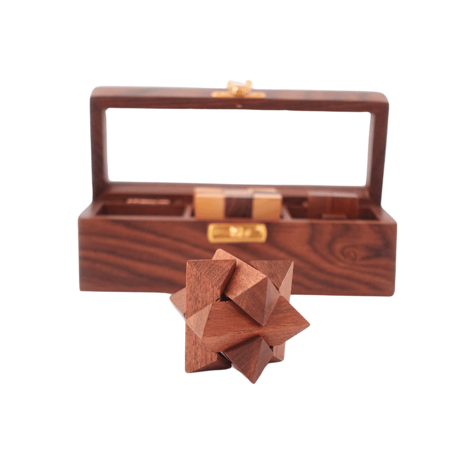 Kids Bestie 3 in 1 Handmade Wooden 3D Puzzles Game - Kids Bestie