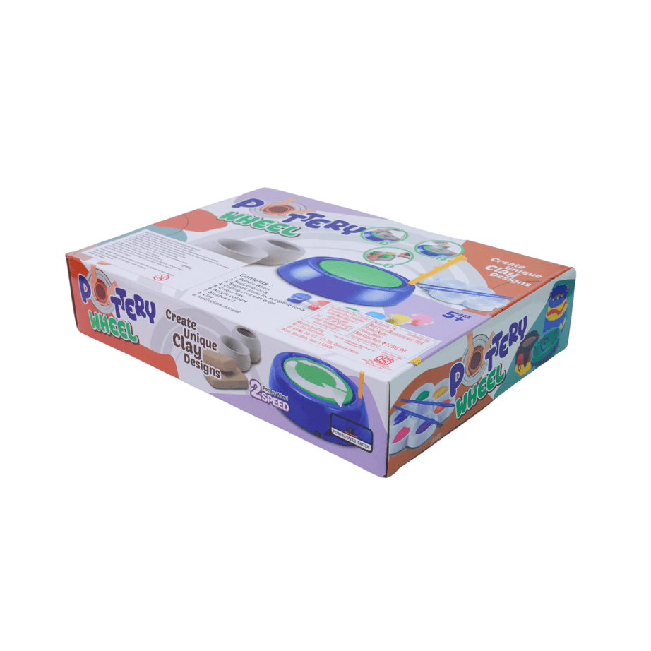 Kids Pottery Wheel Kit - Battery Operated Pottery Wheel & Painting Kit - Kids Bestie