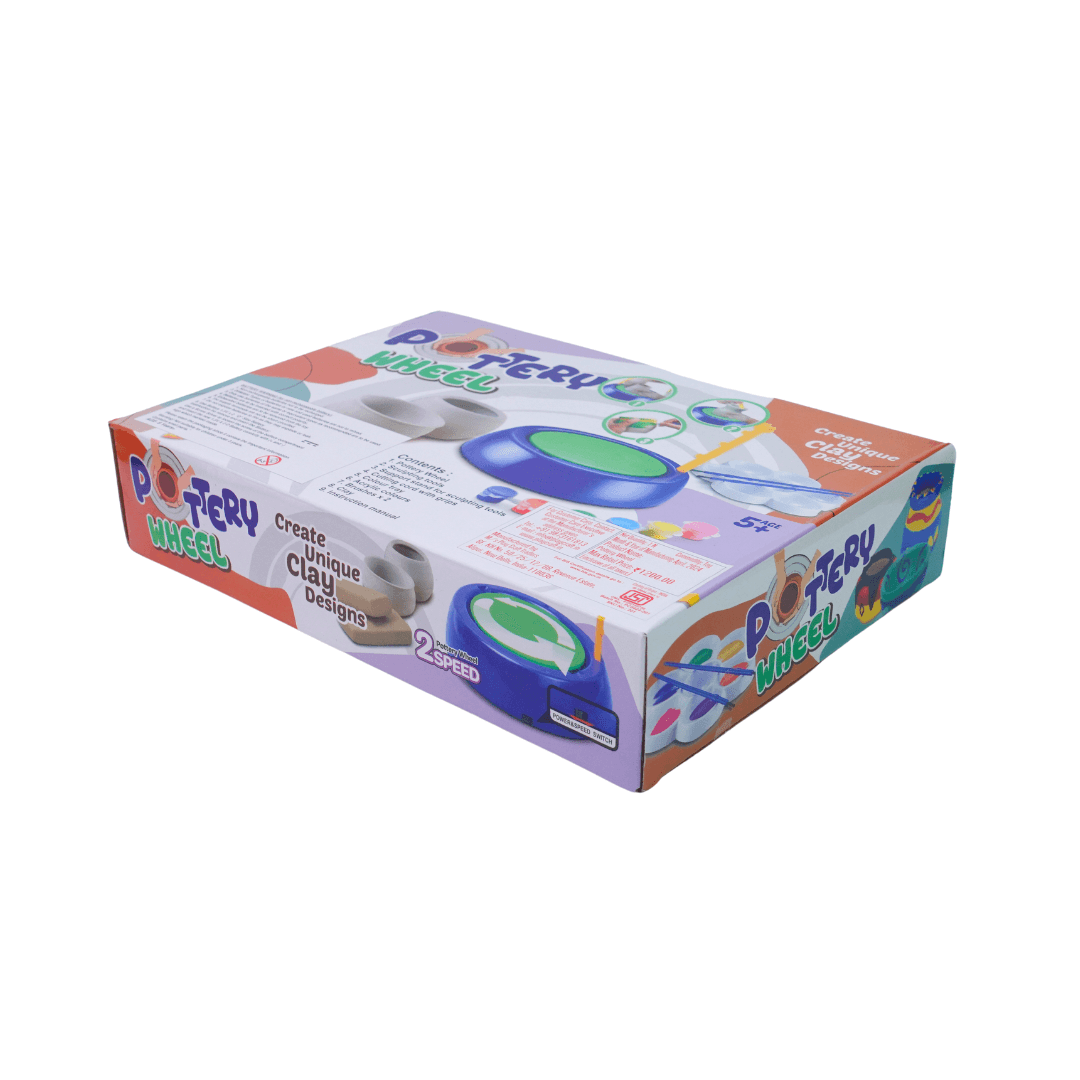 Kids Pottery Wheel Kit - Battery Operated Pottery Wheel & Painting Kit - Kids Bestie