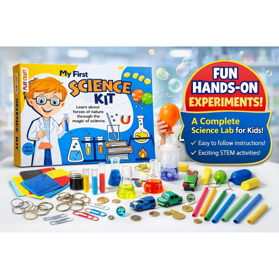 My First Science Kit for Kids – Educational STEM Learning Toy with Fun Experiments
