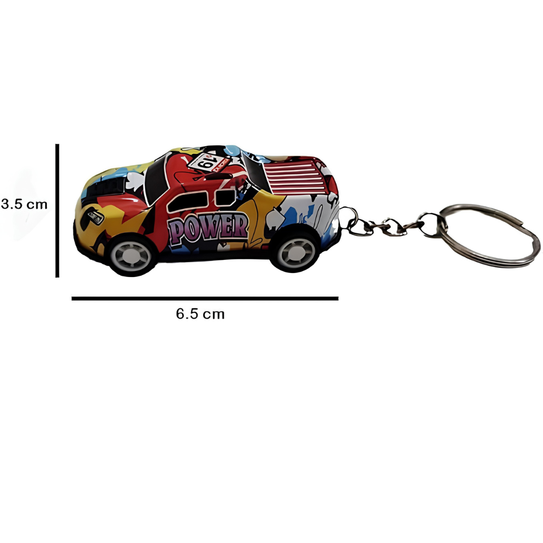 Mini Pullback Car Keychain – Pocket-Sized Fun On the Go! Combo Pack Of 5
