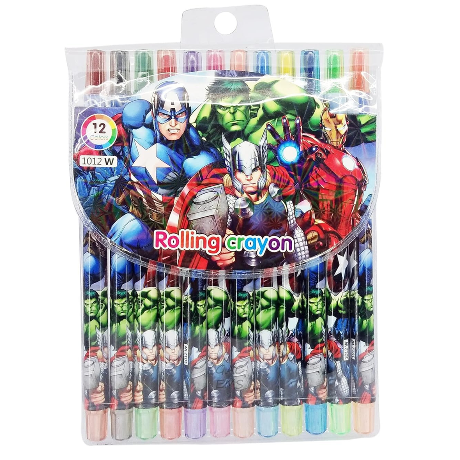 Different Themed Rollable Crayons Set – Cute & Mess-Free Coloring Fun 💖