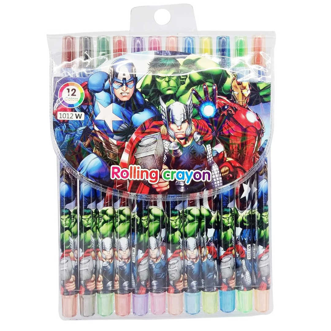 Different Themed Rollable Crayons Set – Cute & Mess-Free Coloring Fun 💖