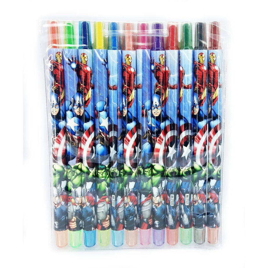 Different Themed Rollable Crayons Set – Cute & Mess-Free Coloring Fun 💖
