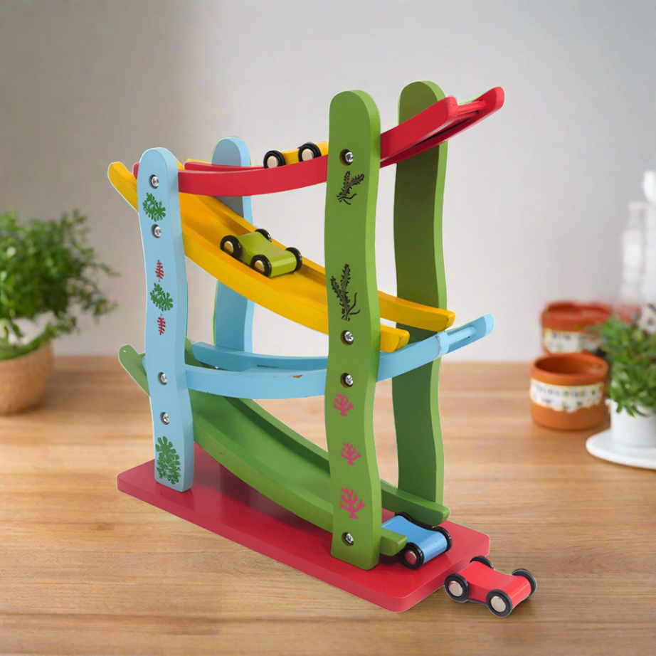 Ladder Slippery Car Track Car Slider Toys for Children Kids-Big - Kids Bestie
