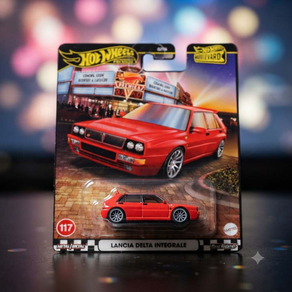 Hot Wheels Boulevard Series #117: Lancia Delta Integrale Die-Cast Collectible Car-Imported