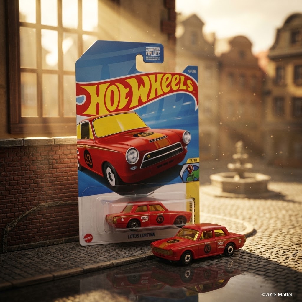 Hot Wheels Speed & Style Die-Cast Duo: Porsche Taycan Turbo S & Lotus Cortina