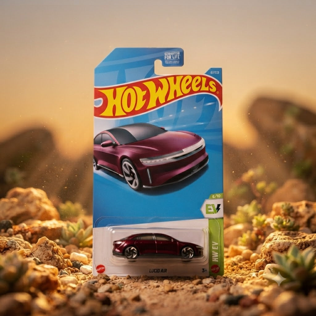 1+1 Hot Wheels Combo Collectors' Showcase: Lucid Air & '83 Chevy Silverado