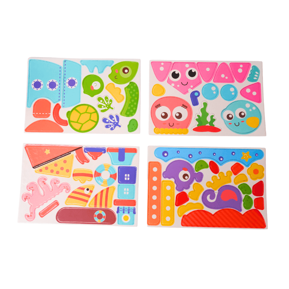 Magnet Play Box Puzzle Game Toy-Marine Animals - Kids Bestie