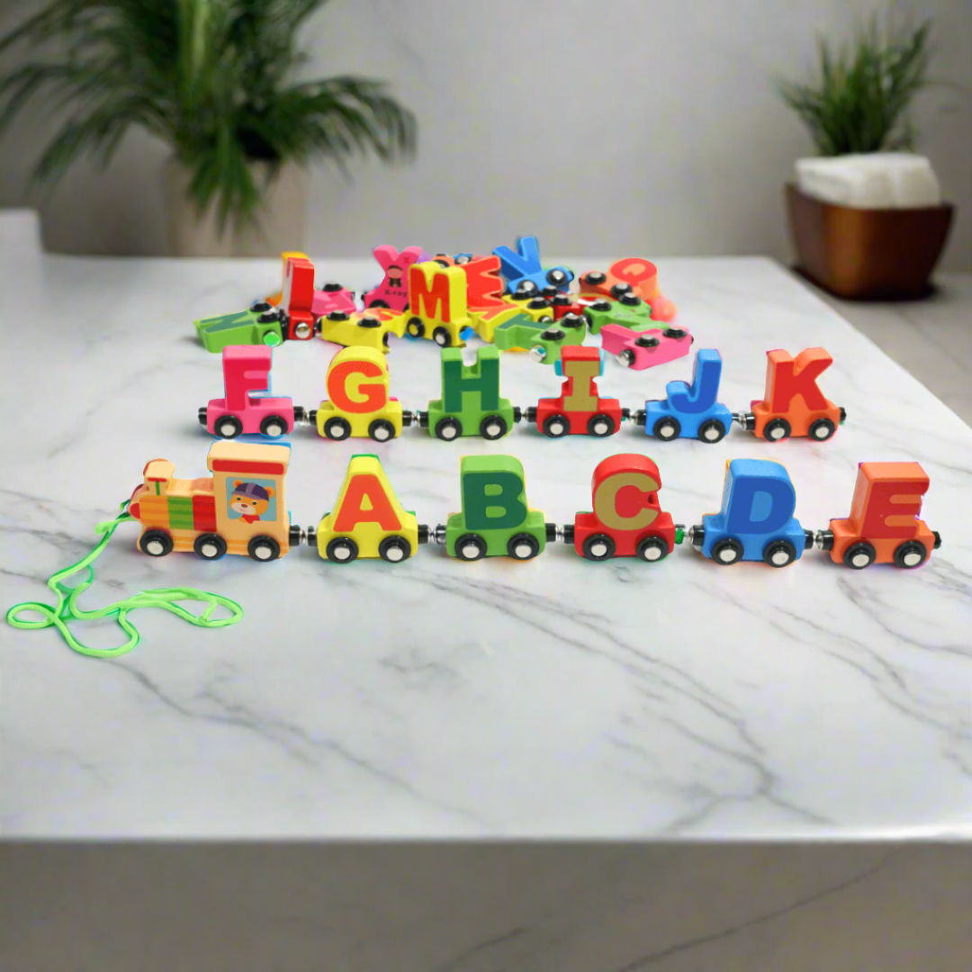 Magnetic Hauling Train with Pictures for Kids - Kids Bestie