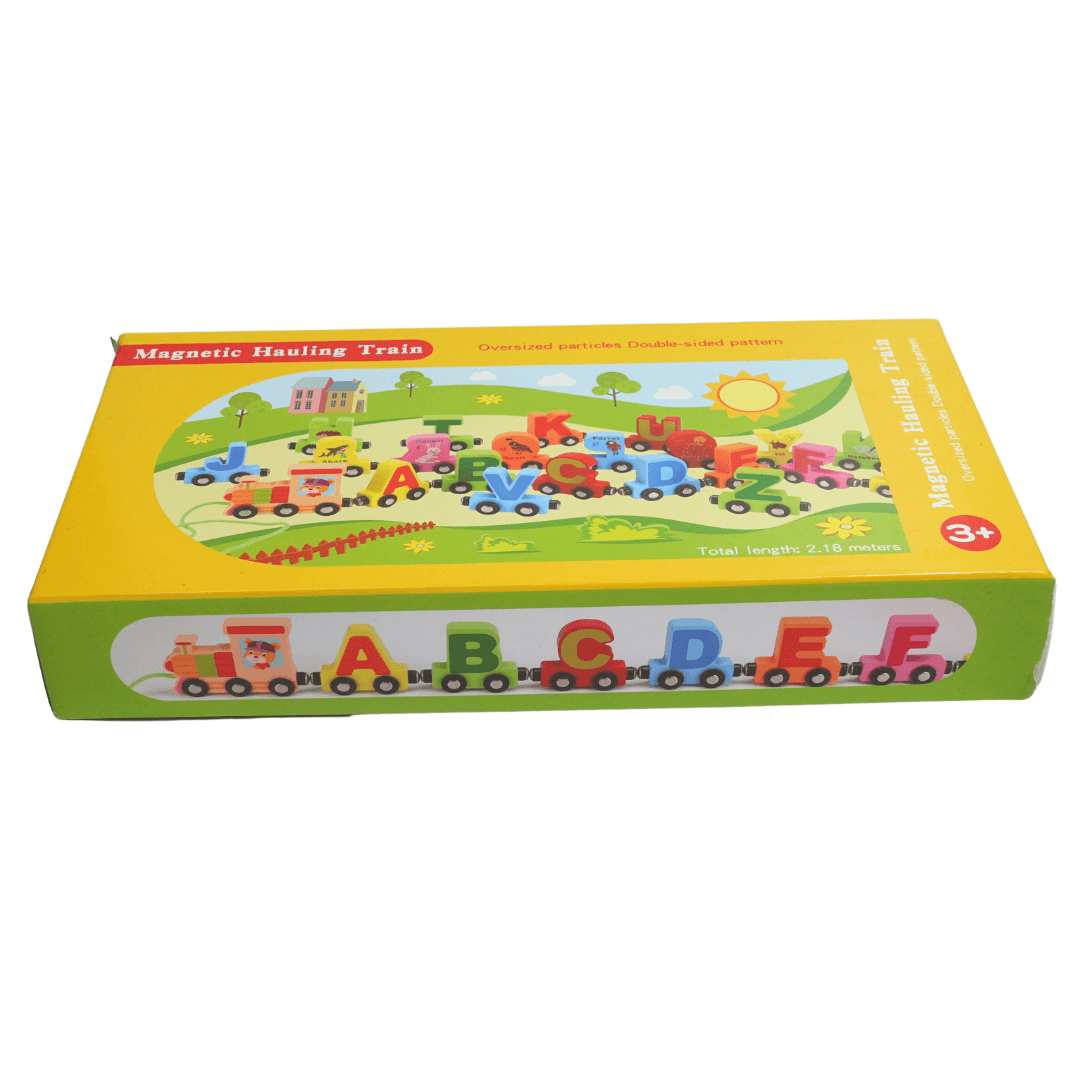 Magnetic Hauling Train with Pictures for Kids - Kids Bestie