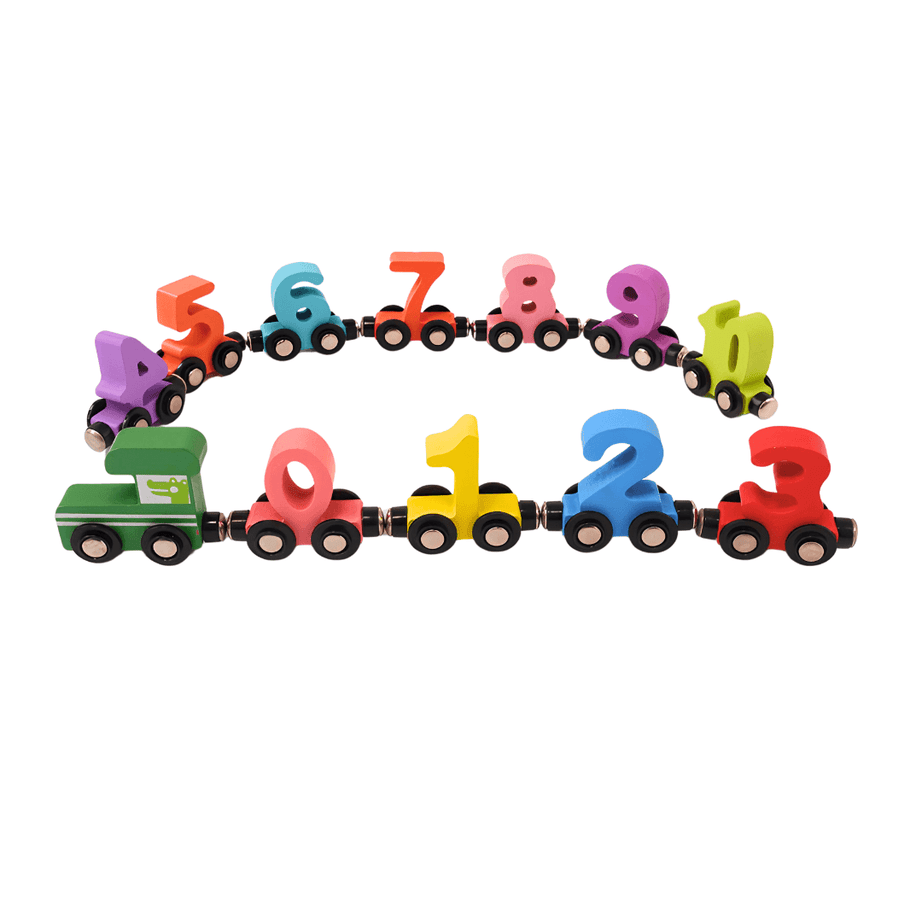 Magnetic Number Train for Kids Age 3+ - Kids Bestie