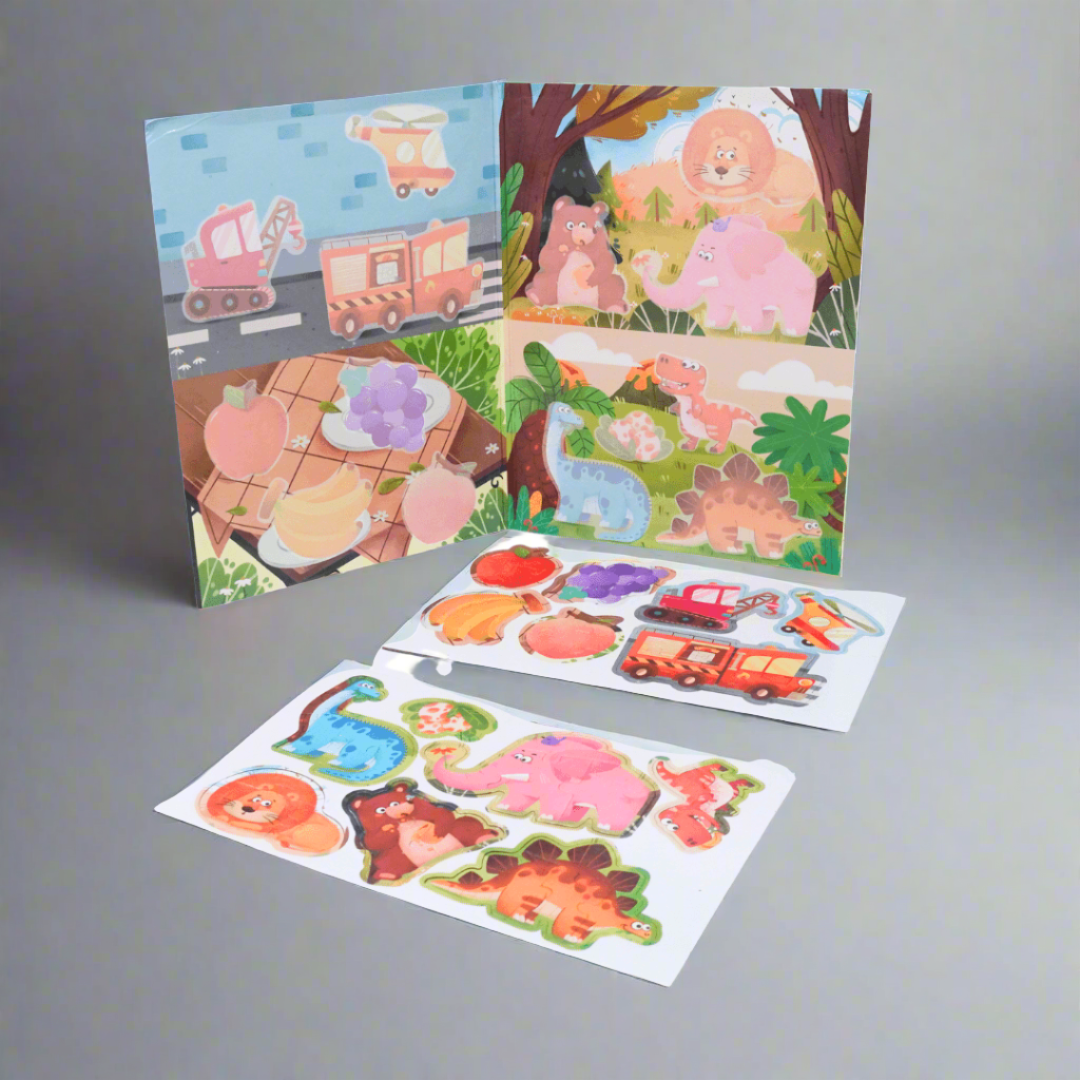 Magnetic puzzle for Kids(Random design will be send) - Kids Bestie