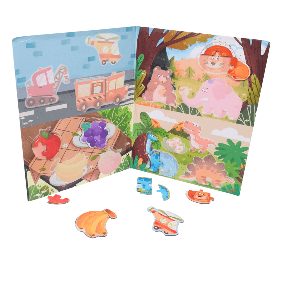 Magnetic puzzle for Kids(Random design will be send) - Kids Bestie