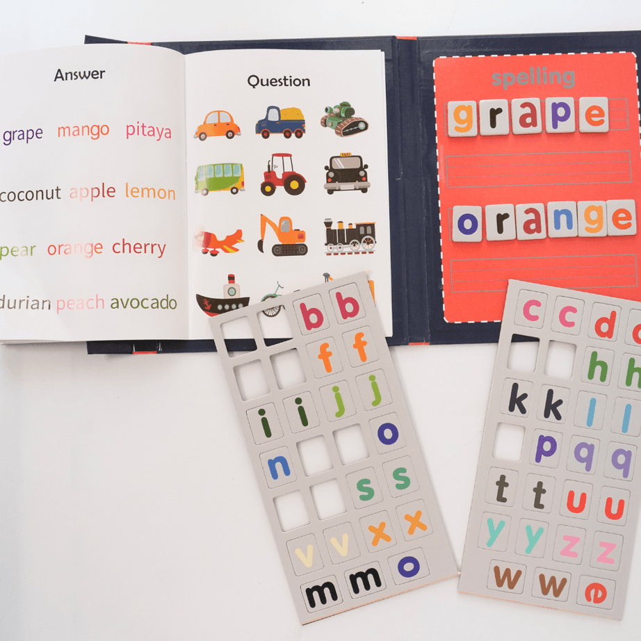 Magnetic Spelling Game Board for Toddlers & Preschoolers - Kids Bestie