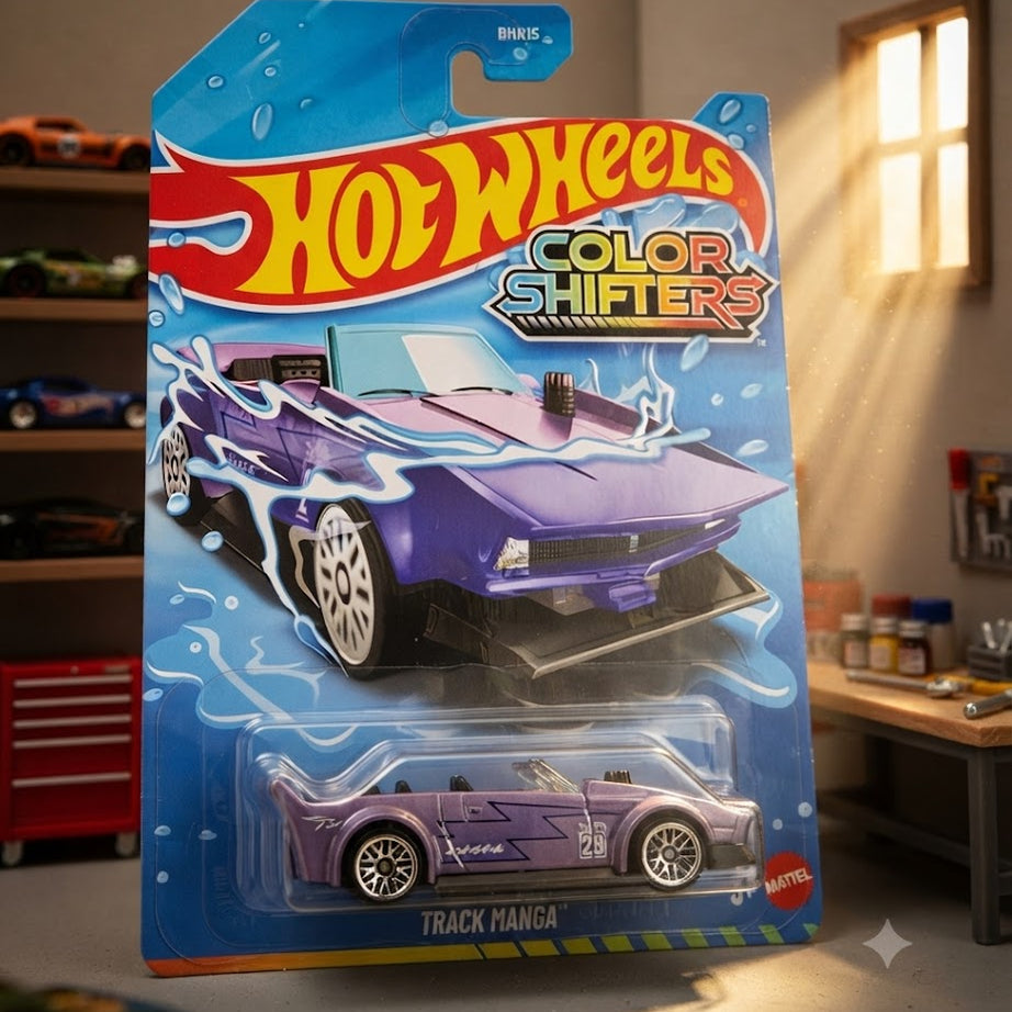 Hot Wheels Color Shifters Track Manga Die-Cast Car