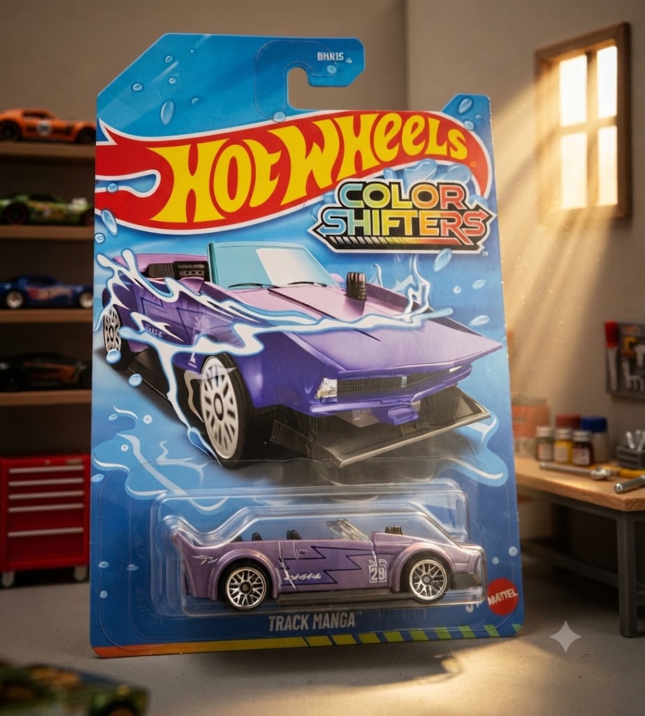 Hot Wheels Color Shifters Track Manga Die-Cast Car