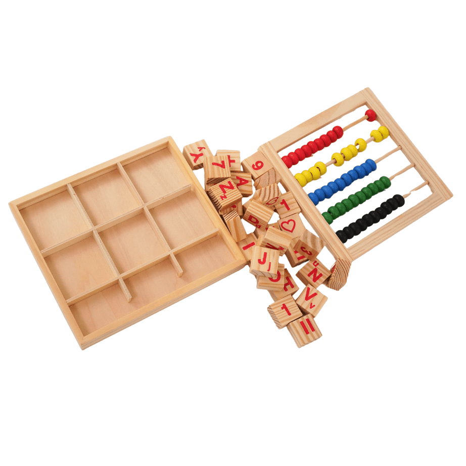 Math with Wooden Abacus for ages above 3 years - Kids Bestie