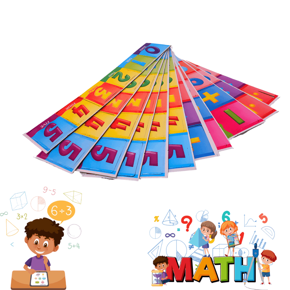 Maths Builder Learning Flash Cards for Kids - Kids Bestie