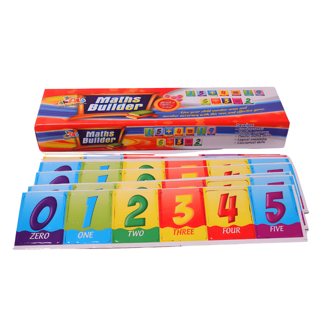 Maths Builder Learning Flash Cards for Kids - Kids Bestie
