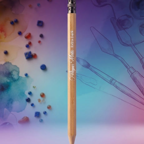 Premium MB'S 2.0mm Mechanical Pencil – Extra Dark Lead with a Classic Wooden Finish