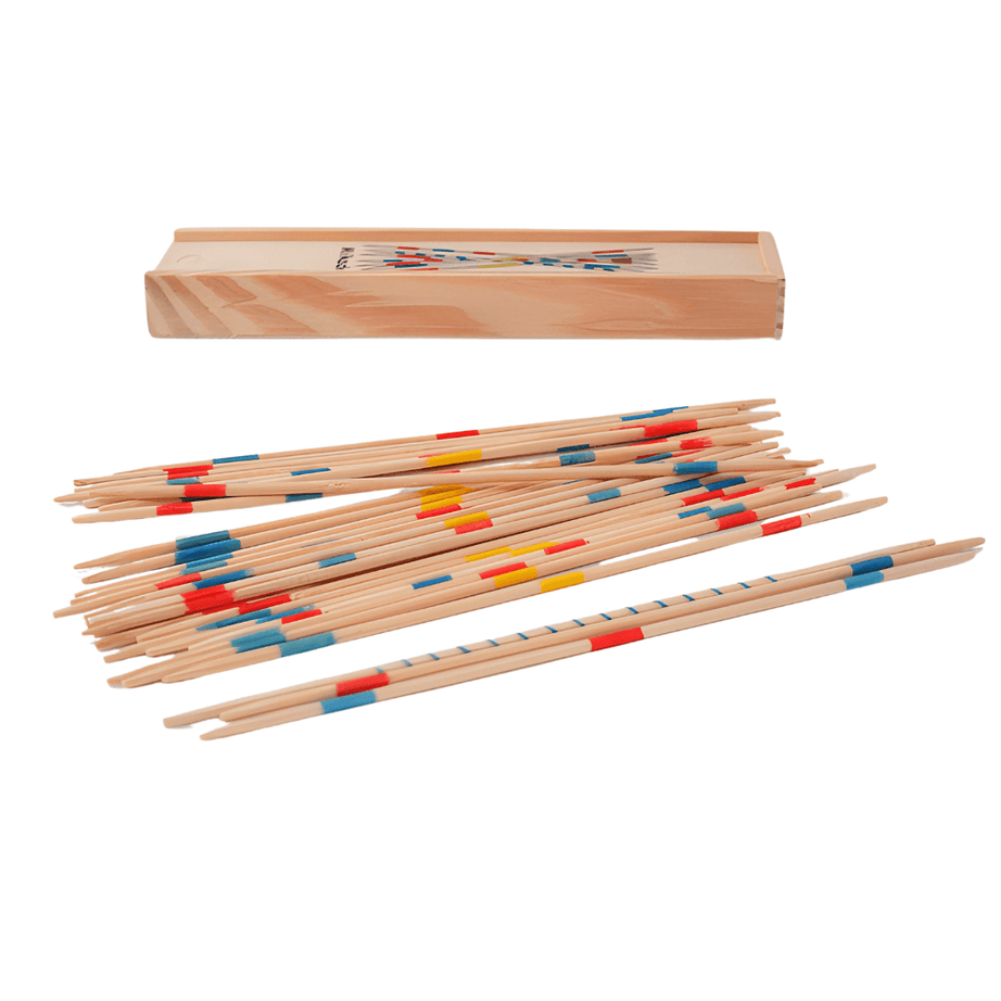 Mikado | Wooden 31 Pick-Up Sticks(1 Box) - Kids Bestie