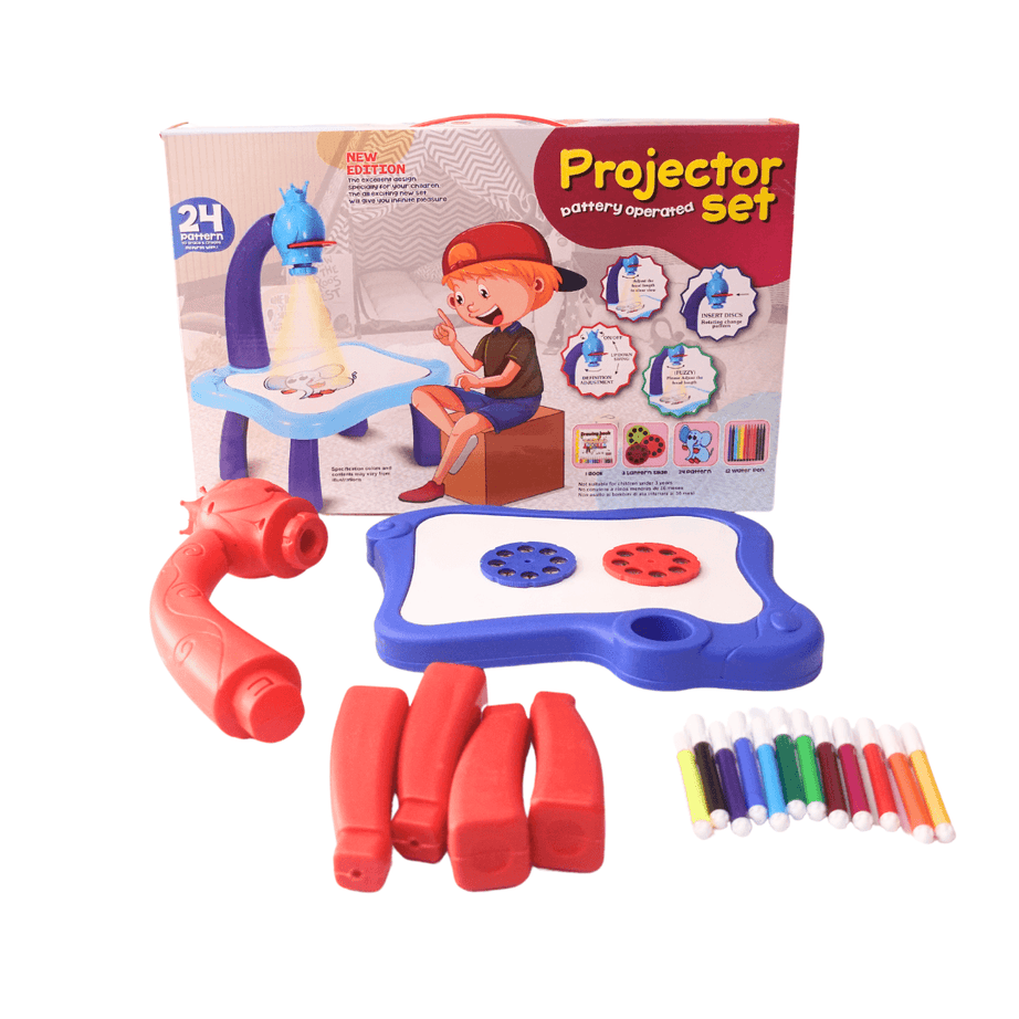 Multi-Function Kids Electric Projector Set - Kids Bestie