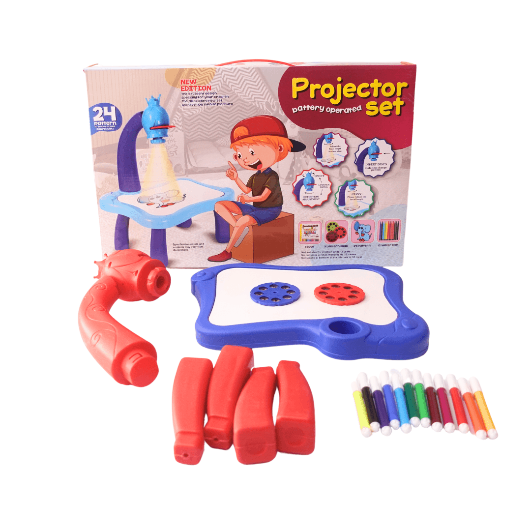 Multi-Function Kids Electric Projector Set - Kids Bestie