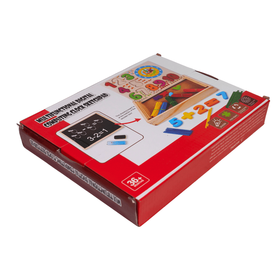 Multi Functional Digital Computing Clock Sketchpad for Kids - Kids Bestie