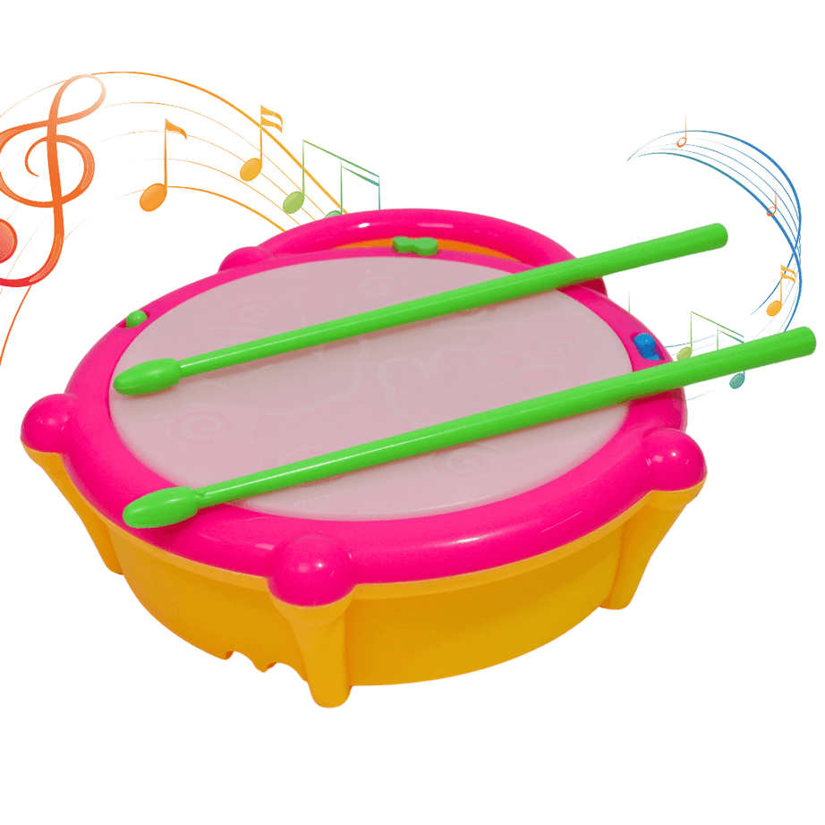 Musical Flash Drum with 3D Lights for Babies - Kids Bestie