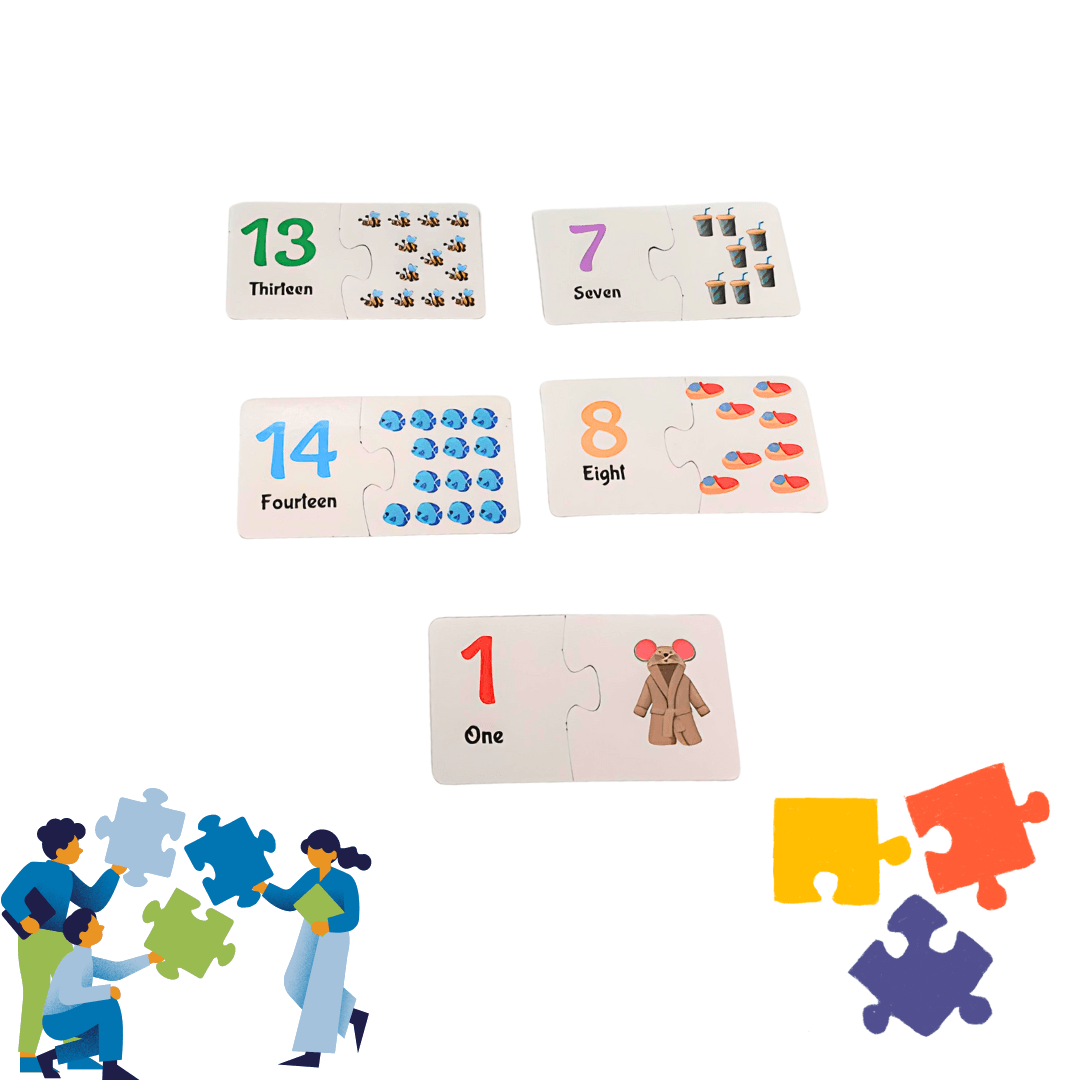 Numbers Match for Early Learning and Development - Kids Bestie