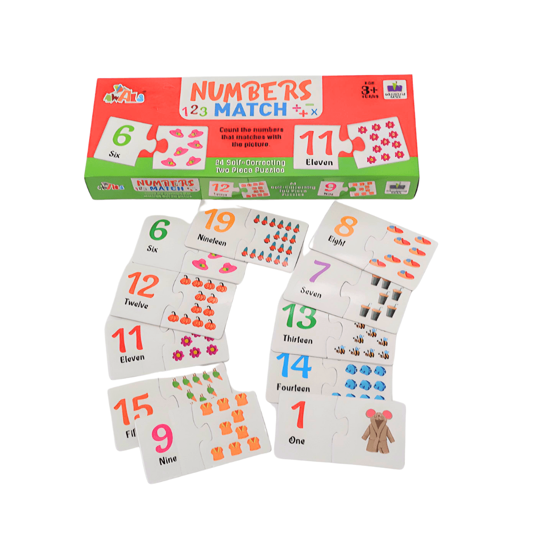 Numbers Match for Early Learning and Development - Kids Bestie