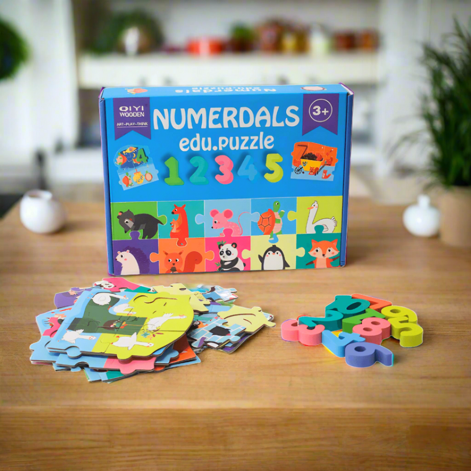 Numeralds edu puzzle for kids Age 3+ - Kids Bestie