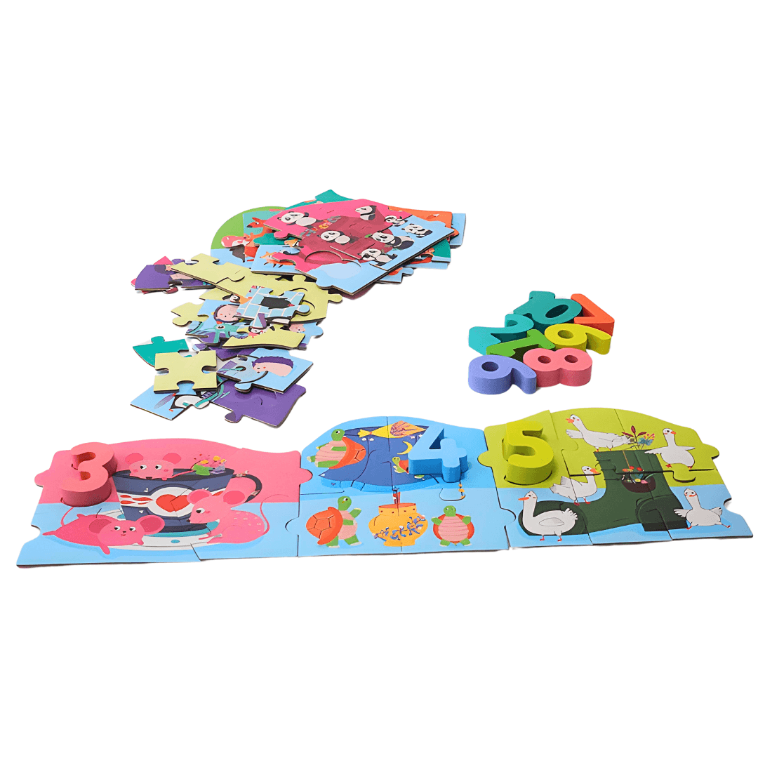 Numeralds edu puzzle for kids Age 3+ - Kids Bestie