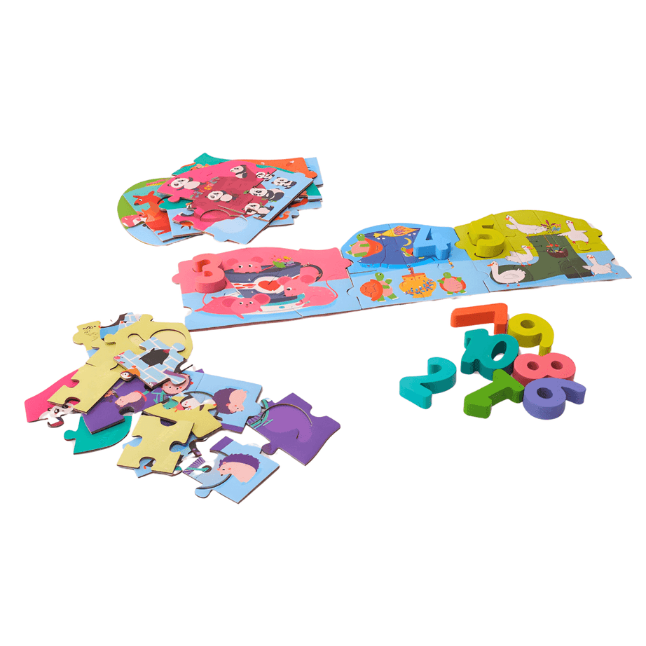 Numeralds edu puzzle for kids Age 3+ - Kids Bestie