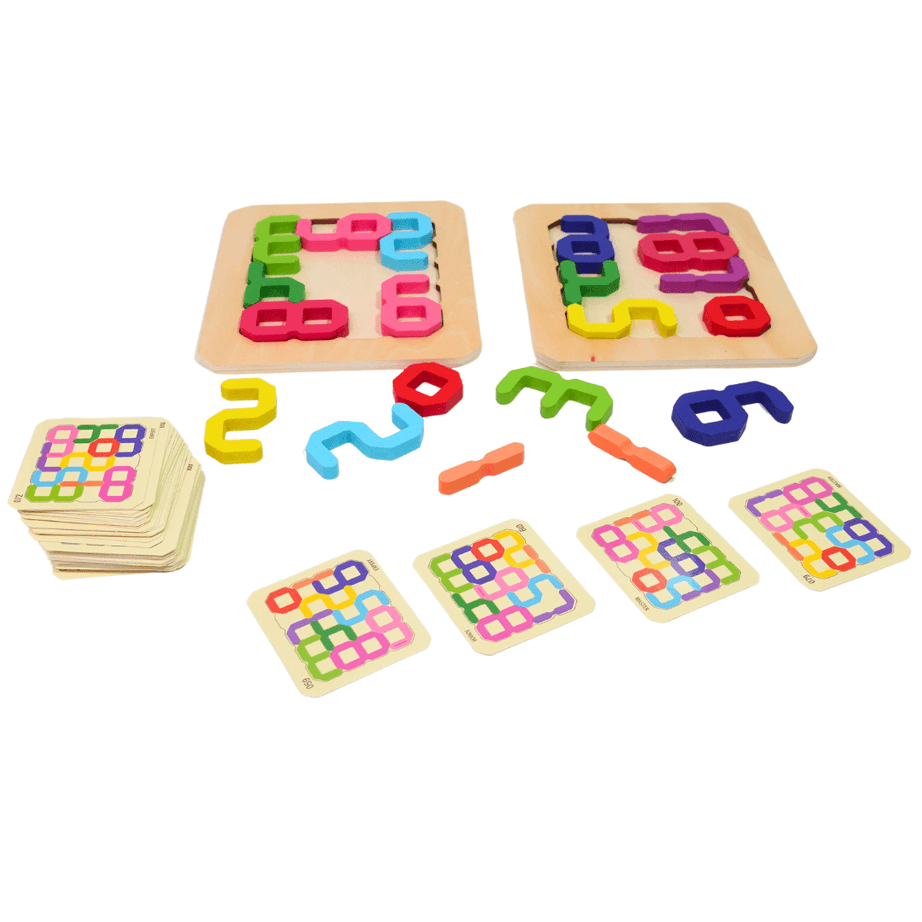 Numerals Blocks, face to face game for Kids Age 3+ - Kids Bestie