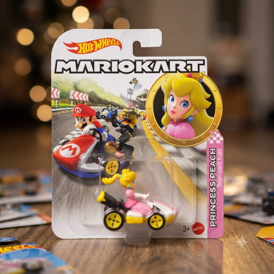 Hot Wheels Mario Kart Princess Peach Standard Kart Die-Cast Vehicle