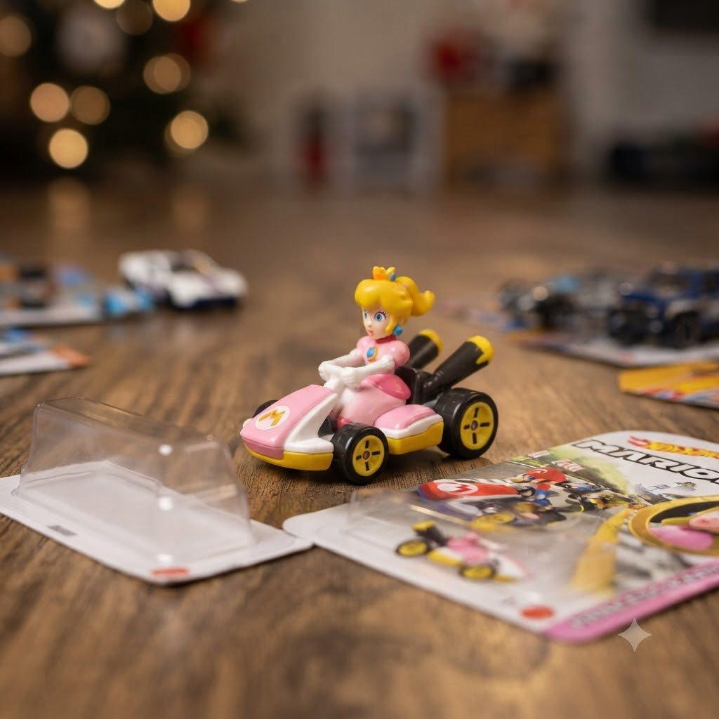 Hot Wheels Mario Kart Princess Peach Standard Kart Die-Cast Vehicle