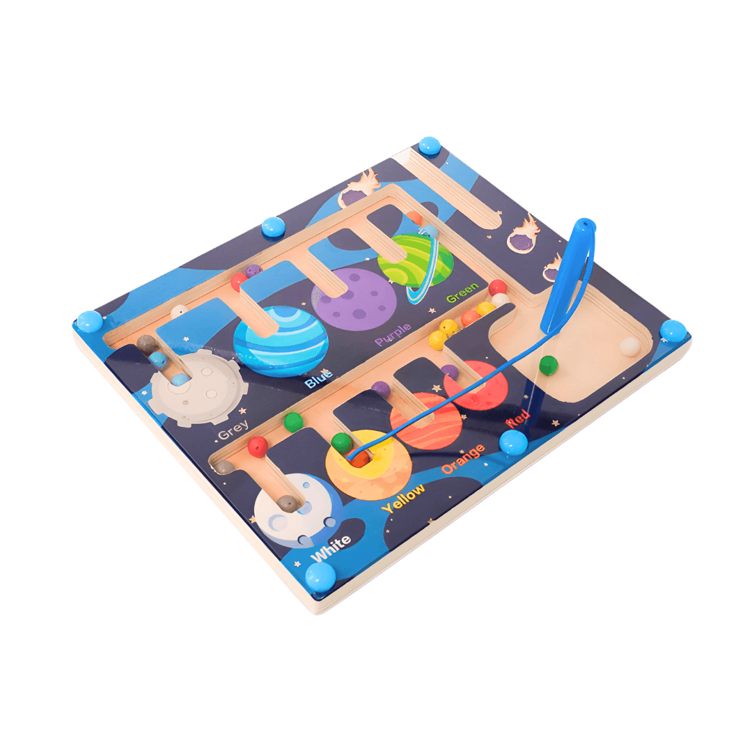 Colour Pairing Beads Magnet Maze - Kids Bestie
