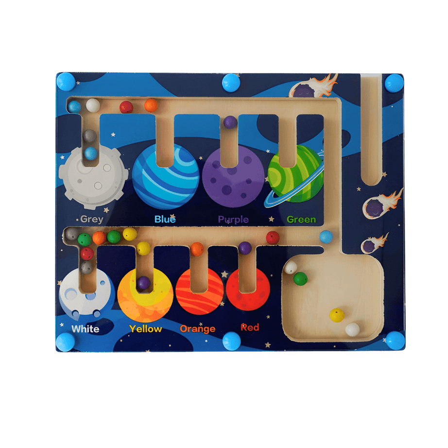 Colour Pairing Beads Magnet Maze - Kids Bestie
