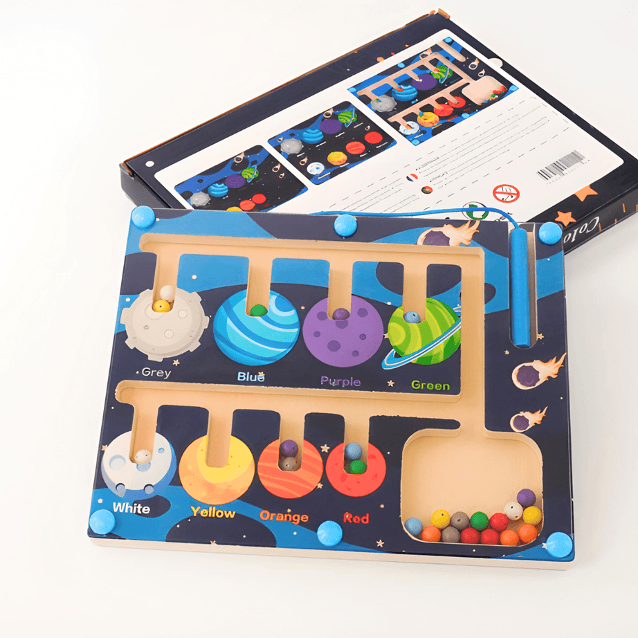 Colour Pairing Beads Magnet Maze - Kids Bestie