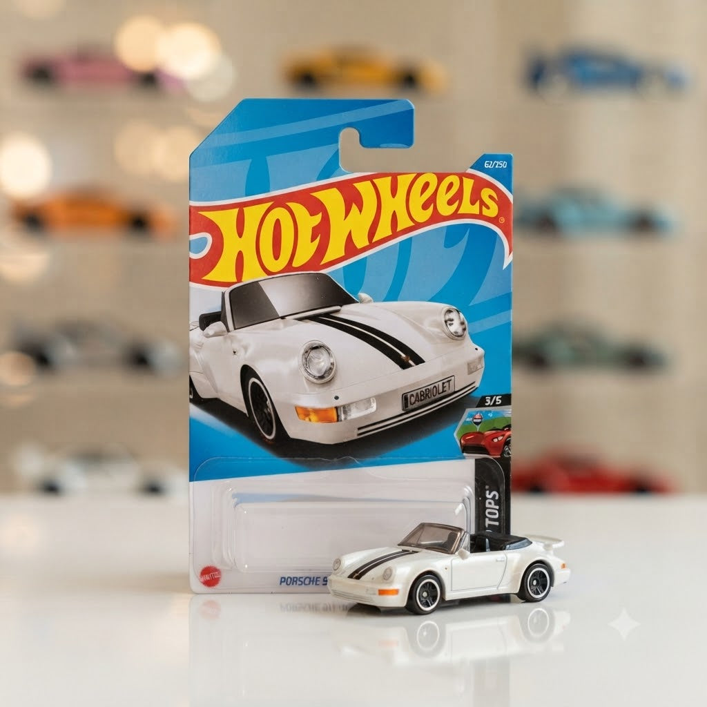 Hot Wheels Porsche 911 Turbo Cabriolet & Quick Chat Die-Cast Collection