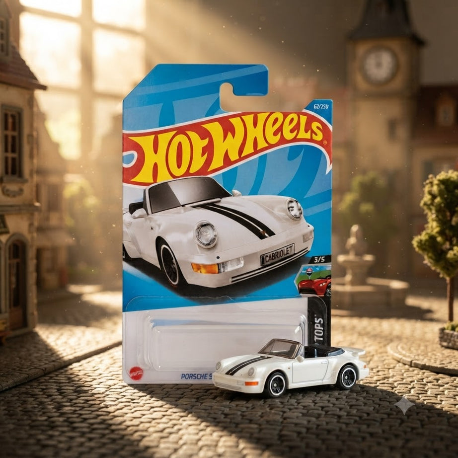 Hot Wheels Porsche 911 Turbo Cabriolet & Quick Chat Die-Cast Collection