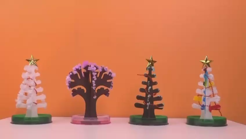 Kidsbestie- Magic Growing Crystal Christmas Tree - Free Accessories 