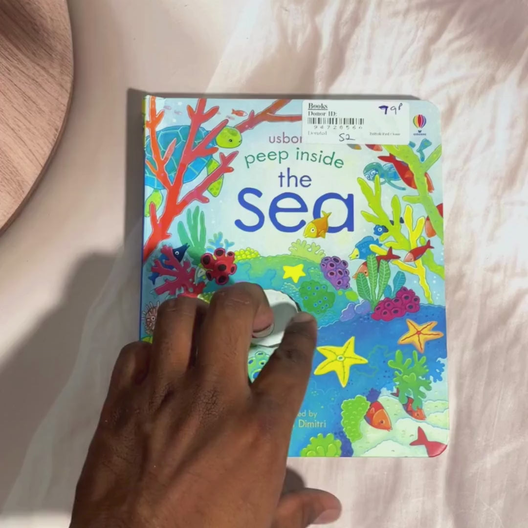 Peep Inside the Sea – Flip Book | Preloved Edition | KidsBestie | KB2349