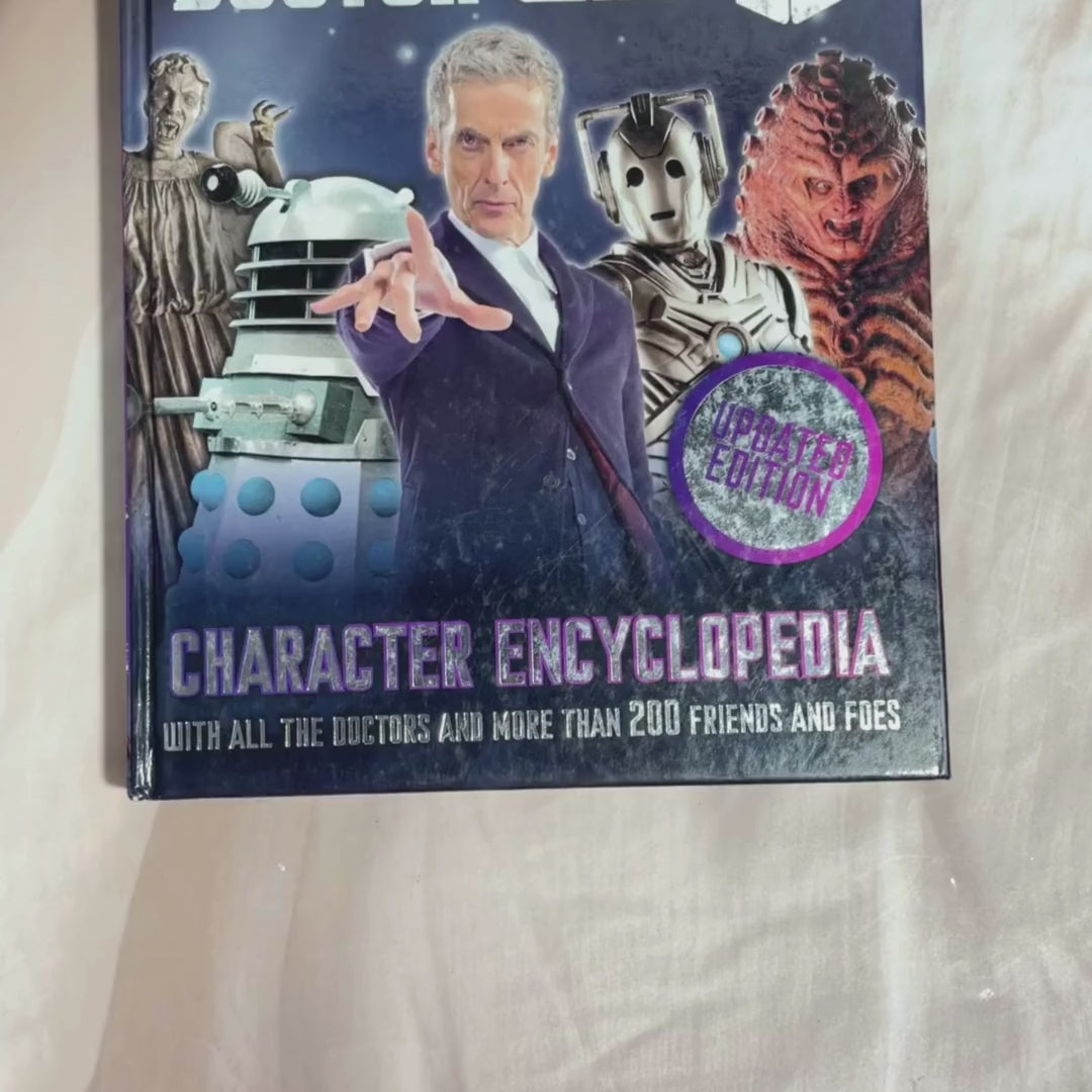 Doctor Who Character Encyclopedia – Preloved Edition | KidsBestie |kb2164