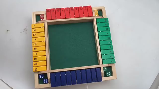 4 Player Dice Board Game for Kids & Adults | Educational Math Learning Toy-1 Board