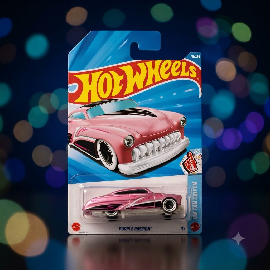 1+1 Hot Wheels Combo- 'CUPRA e-Racer' and 'Purple Passion' Blister Pack Collection